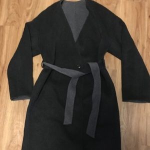 Uniqlo tie wool wrap